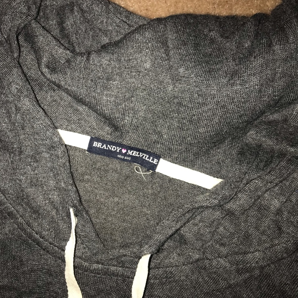 Brandy Melville Long sleeve with hood
